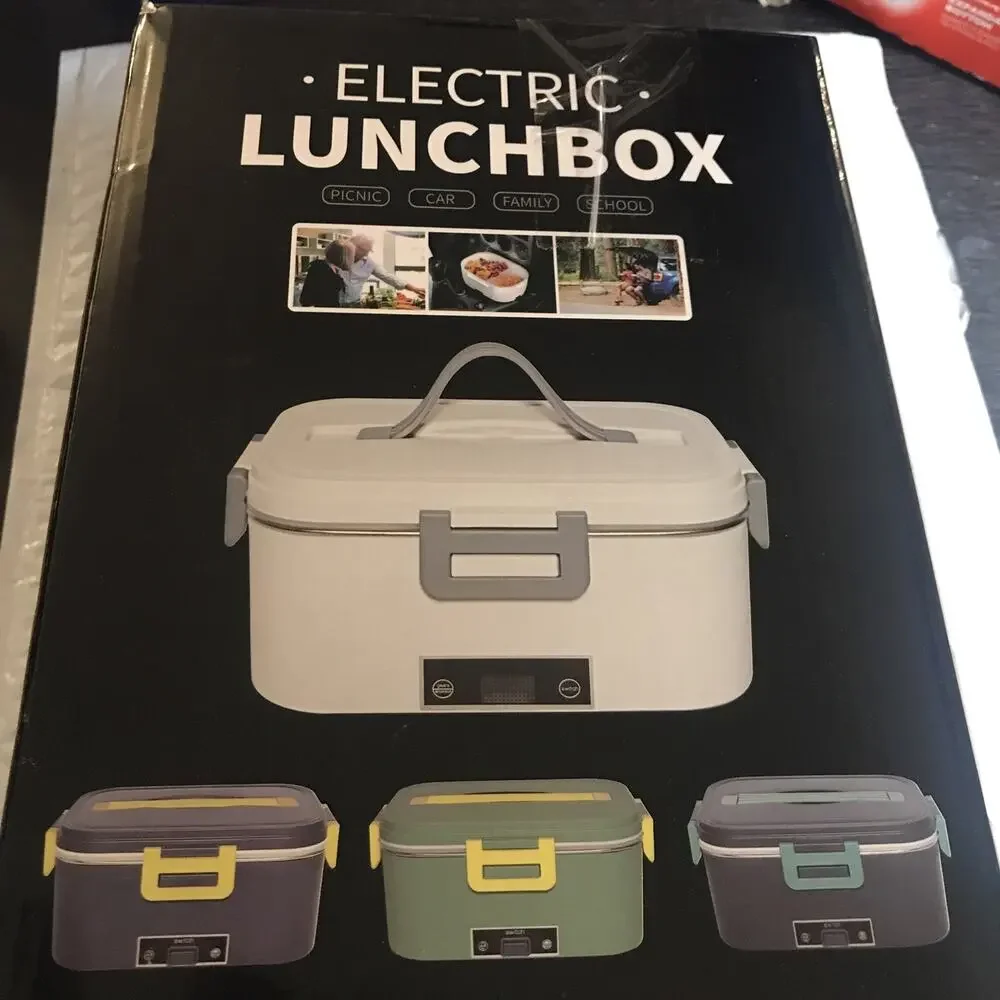 Electric lunch box 80W AC 115VAC or DC 12V